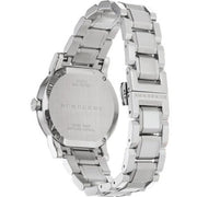 Burberry The City White Dial Silver Steel Strap Watch for Women - BU9100