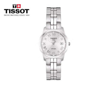 Tissot T Classic PR100 Silver Dial Silver Steel Strap Watch For Women - T049.210.11.033.00