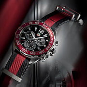 Tag Heuer Formula 1 McLaren Limited Edition Chronograph Black Dial Two Tone NATO Strap Watch for Men - CAZ1112.FC8188