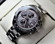 Tag Heuer Formula 1 Automatic Chronograph Grey Dial Silver Strap Watch for Men - CAZ2012.BA0876