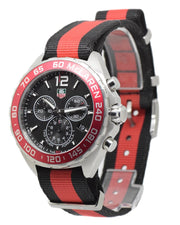 Tag Heuer Formula 1 McLaren Limited Edition Chronograph Black Dial Two Tone NATO Strap Watch for Men - CAZ1112.FC8188