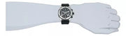 Bulova Marine Star Chronograph Black Dial Black Rubber Strap Watch for Men - 98B127