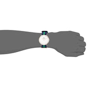Daniel Wellington Classic Warwick White Dial Two Tone Nylon Strap Watch for Men - DW00100005