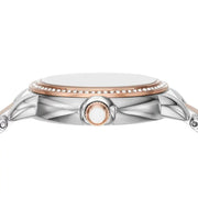 Emporio Armani Mia Three Hand Moonphase Mother of Pearl Dial Two Tone Steel Strap Watch For Women - AR11567