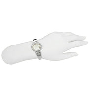 Gucci Guccissima Quartz Silver Dial Silver Steel Strap Watch For Women - YA134511