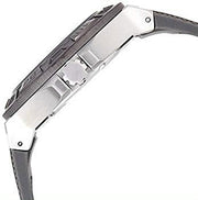 Guess Force Grey Dial Grey Rubber Strap Watch For Men - W0674G8