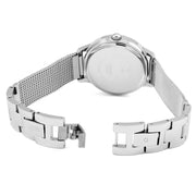 Guess Chelsea Quartz Silver Dial Silver Mesh Strap Watch For Women - W0647L6