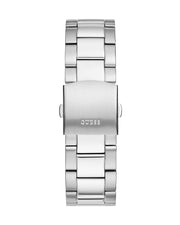 Guess Trophy Chronograph Diamonds Black Dial Silver Steel Strap Watch for Men - GW0390G1