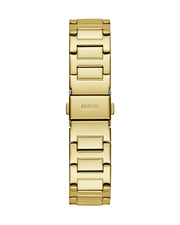 Guess Duchess Quartz Gold Dial Gold Steel Strap Watch For Women - GW0558L2