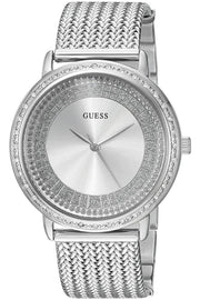 Guess Quartz Silver Dial Willow Stainless Steel Mesh Bracelet Watch For Women - W0836L2