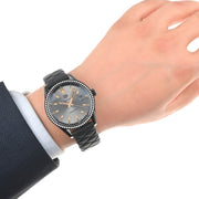 Tag Heuer Carrera Diamonds Anthracite Black Dial Black Leather Strap Watch for Women - WAR1115.FC6392