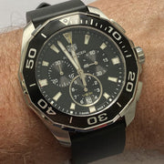 Tag Heuer Aquaracer Black Dial Watch for Men - CAY111A.FT6041