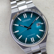 Citizen Tsuyosa Automatic Blue Dial Silver Steel Strap Watch For Men - NJ0151-88X