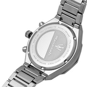 Maserati Stile Chronograph Blue Dial Silver Steel Strap Watch For Men - R8873642006