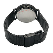 Michael Kors Irving Quartz Black Dial Black Mesh Bracelet Watch For Men - MK8742