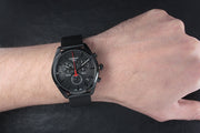 Tissot T Classic PR 100 Chronograph Black Dial Black Mesh Bracelet Watch For Men - T101.417.33.051.00