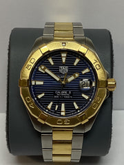 Tag Heuer Aquaracer Calibre 5 Blue Dial Two Tone Steel Strap Watch for Women - WBD2120.BB0930
