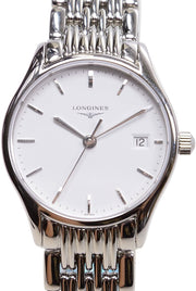 Longines Lyre Classico 25mm White Dial Silver Stainless Steel Watch for Women - L4.259.4.12.6