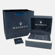Maserati Epoca Chronograph Blue Dial Silver Steel Strap Watch For Men - R8873618024