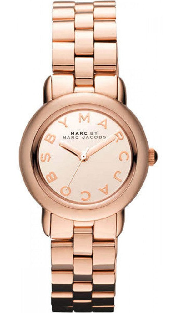 Marc Jacobs Marci Rose Gold Dial Rose Gold Steel Strap Watch for Women - MBM3175