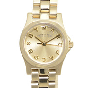 Marc Jacobs Henry Dinky Gold Dial Gold Steel Strap Watch for Women - MBM3199