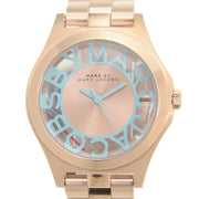 Marc Jacobs Henry Rose Gold Dial Rose Gold Steel Strap Watch for Women - MBM3296