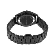 Marc Jacobs Tether Transparent Black Dial Black Steel Strap Watch for Women - MBM3415