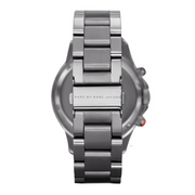 Marc Jacobs Rock Chronograph Silver Dial Silver Steel Strap Watch for Men - MBM5028