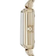 Marc Jacobs Vic Silver Dial Gold Steel Strap Watch for Women - MJ3462