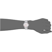 Marc Jacobs Classic White Dial Silver Steel Strap Watch for Women - MJ3591