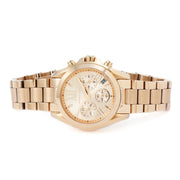Michael Kors Bradshaw Chronograph Rose Gold Dial Rose Gold Steel Strap Watch for Women - MK5799