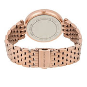 Michael Kors Darci Blue Dial Rose Gold Steel Strap Watch for Women - MK3728