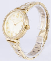 Michael Kors Sofie Quartz Gold Dial Gold Steel Strap Watch For Women - MK3881