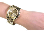 Michael Kors Bradshaw Gold Dial Gold Steel Strap Watch for Women - MK5605