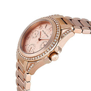 Michael Kors Blair Rose Gold Dial Rose Gold Steel Strap Watch for Women - MK5613