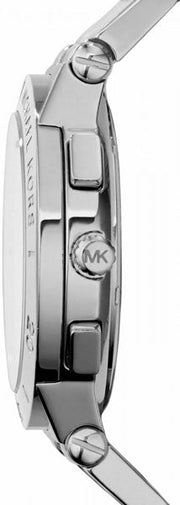 Michael Kors Wyatt White Dial Silver Steel Strap Watch For Women - MK5932