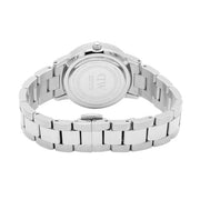 Daniel Wellington Iconic White Dial Silver Steel Strap Watch For Men - DW00100341