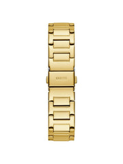 Guess Duchess Quartz Gold Dial Gold Steel Strap Watch For Women - GW0558L2