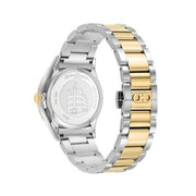 Salvatore Ferragamo Sapphire Chrono Green Dial Two Tone Steel Strap Watch for Men - SFME01223
