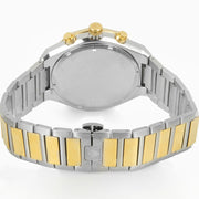 Maserati Stile Chronograph White Dial Two Tone Steel Strap Watch For Men - R8873642009