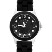 Marc Jacobs Pelly Black Dial Black Silicone Strap Watch for Women - MBM2541