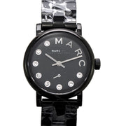 Marc Jacobs Marc Black Dial Black Steel Strap Watch for Women - MBM8673