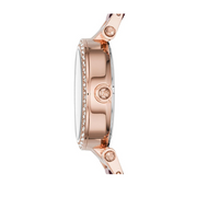 Michael Kors Parker Rose Gold Dial Two Tone Steel Strap Watch for Women - MK6239