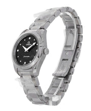 Omega Seamaster Aqua Terra Quartz Diamond Black Dial Silver Steel Strap Watch for Women - 220.10.28.60.51.001