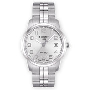 Tissot T Classic PR100 Silver Dial Silver Steel Strap Watch For Women - T049.210.11.032.00