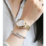 Maserati Epoca Mother of Pearl Dial Yellow Gold Mesh Strap Watch For Women - R8853118502