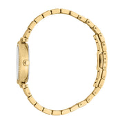 Just Cavalli Chiarezza Snake Core Silver Dial Gold Steel Strap Watch for Women - RC5L078M0025