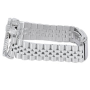 Seiko 5 Sports SKX GMT Automatic Sky Blue Dial Silver Steel Strap Watch For Men - SSK033K1
