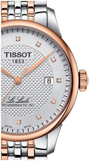 Tissot Le Locle Powermatic 80 Silver Dial Two Tone Steel Strap Watch For Men - T006.407.22.036.01