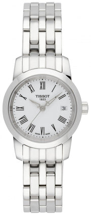 Tissot T Classic Dream White Dial Silver Steel Strap Watch For Men - T033.210.11.013.00